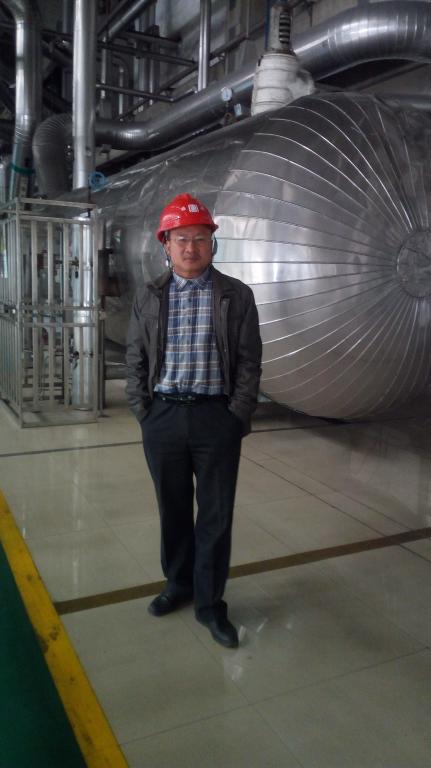 张峰老师参观金竹山电厂